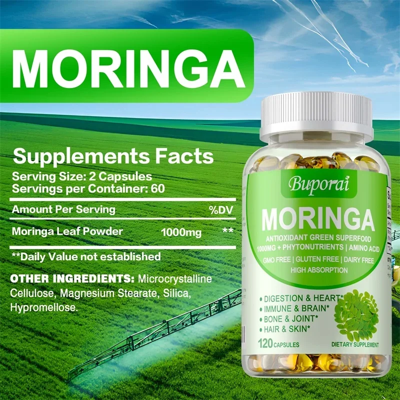 Capsule Moringa da 1000 mg - S - Moringa Leaf Powder recensione e prezzo